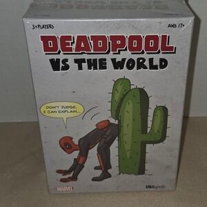 Marvel Deadpool Vs The World Card Game USAopoly Adult Party Game New Sealed
